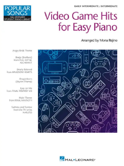 Video Game Hits for Easy Piano - Popular Songs Series: Early Intermediate by Hal Leonard Corp, Mona Rejino