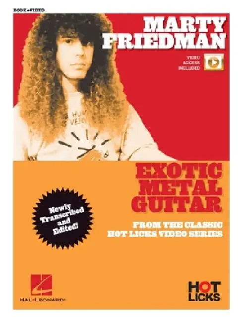 Marty Friedman - Exotic Metal Guitar from the Classic Hot Licks Video Series - Book/Online Media by Marty Friedman