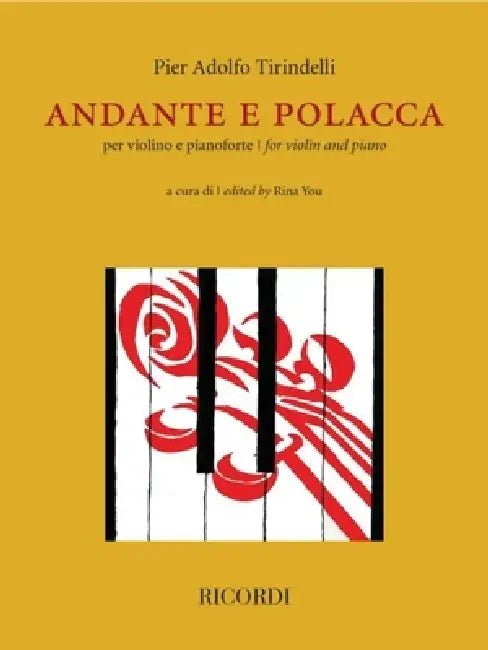 Andante E Polacca for Violin and Piano by Pier Adolfo Tirindelli