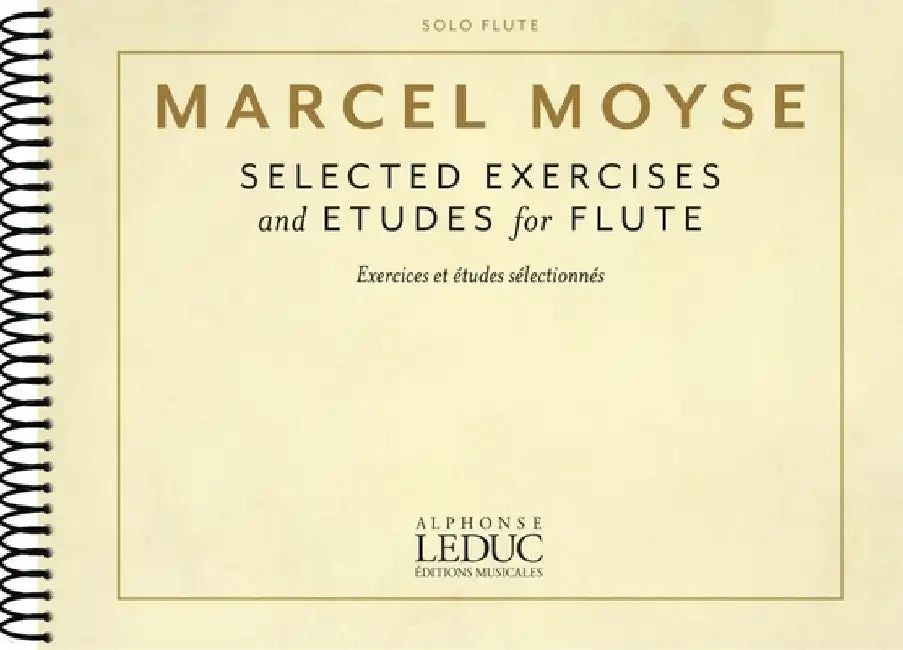 Selected Exercises for Flute by Marcel Moyse