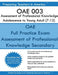 OAE 003 Assessment of Professional Knowledge Adolescence to Young Adult (7-12): OAE 003 Study Guide by Preparing Teachers in America