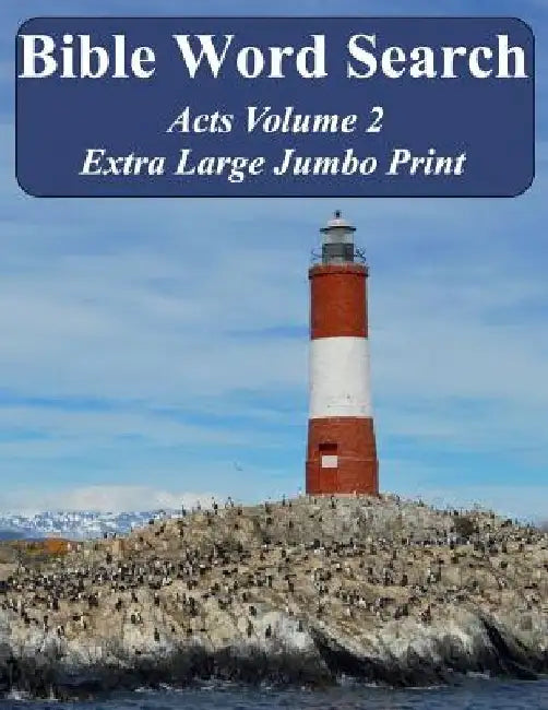 Bible Word Search Acts Volume 2: King James Version Extra Large Jumbo Print by T. W. Pope