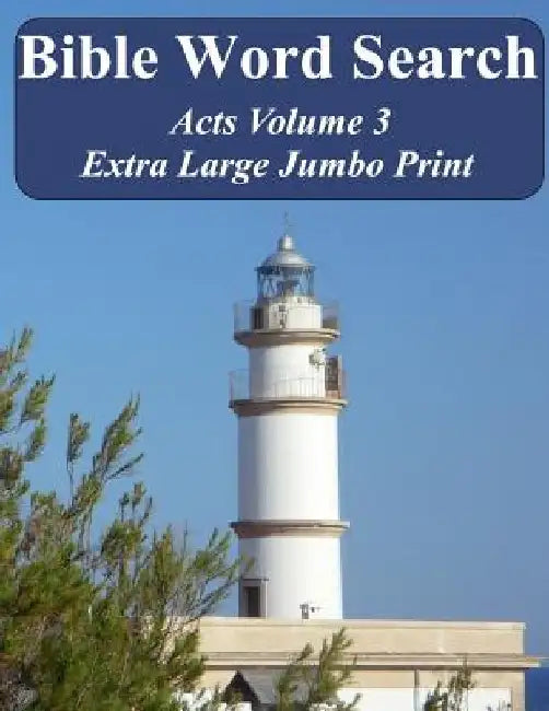 Bible Word Search Acts Volume 3: King James Version Extra Large Jumbo Print by T. W. Pope