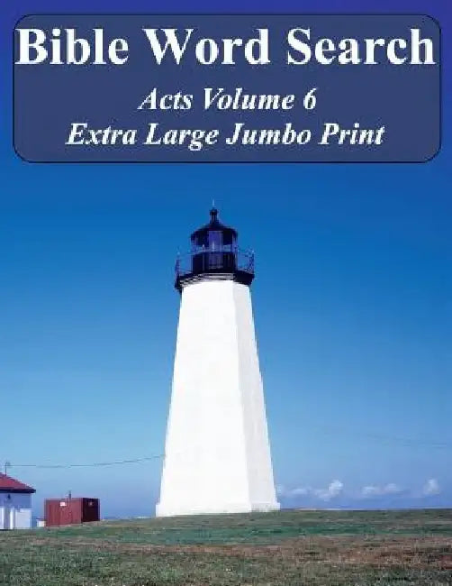 Bible Word Search Acts Volume 6: King James Version Extra Large Jumbo Print by T. W. Pope