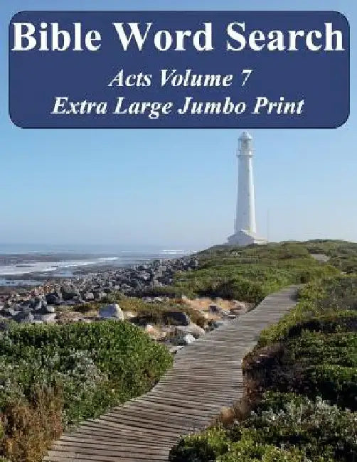 Bible Word Search Acts Volume 7: King James Version Extra Large Jumbo Print by T. W. Pope
