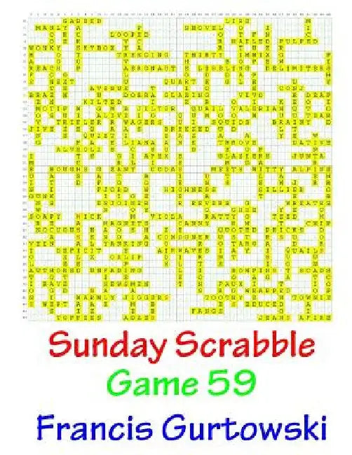Sunday Scrabble Game 59 by Francis Gurtowski