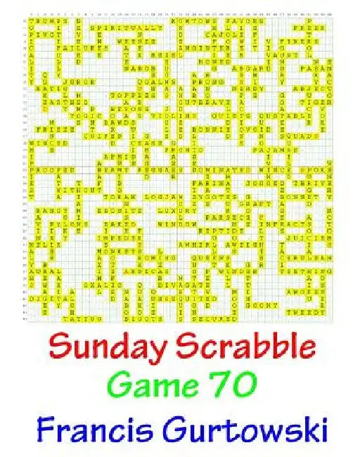 Sunday Scrabble Game 70 by Francis Gurtowski