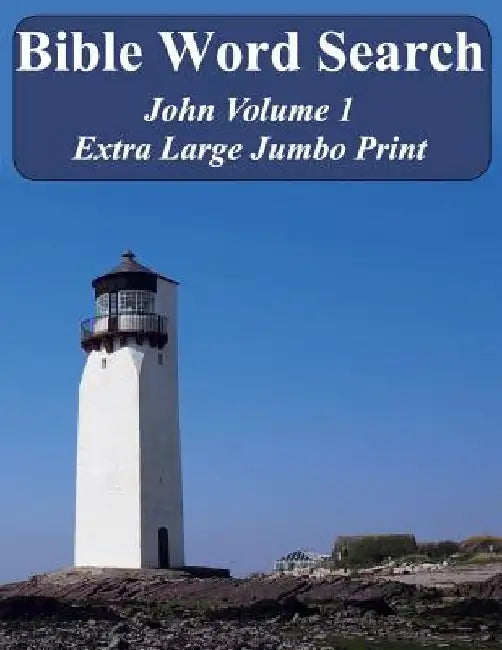 Bible Word Search John Volume 1: King James Version Extra Large Jumbo Print by T. W. Pope