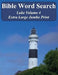 Bible Word Search Luke Volume 4: King James Version Extra Large Jumbo Print by T. W. Pope
