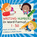 Writing Numbers in Word Format 1 - 50 - Math 1st Grade - Children's Math Books by Baby Professor