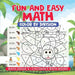 Fun and Easy Math: Color by Division - Math Grade 4 - Children's Math Books by Baby Professor