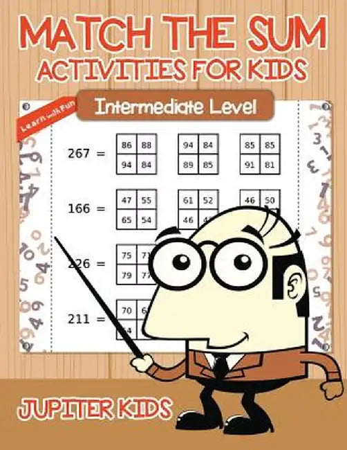 Match the Sum Activities for Kids: Intermediate Level by Jupiter Kids