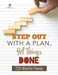 Step Out with a Plan, Get Things Done: 2021 Monthly Planner by Journals and Notebooks