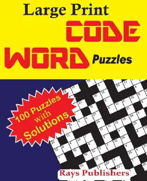 Large Print Codeword Puzzles by Rays Publishers