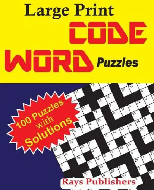 Large Print Codeword Puzzles by Rays Publishers