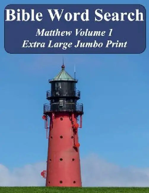 Bible Word Search Matthew Volume 1: King James Version Extra Large Jumbo Print by T. W. Pope