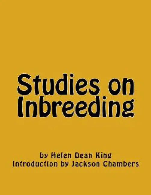 Studies on Inbreeding by Jackson Chambers