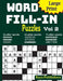 Large Print Word Fill-in Puzzles 2 by Rays Publishers