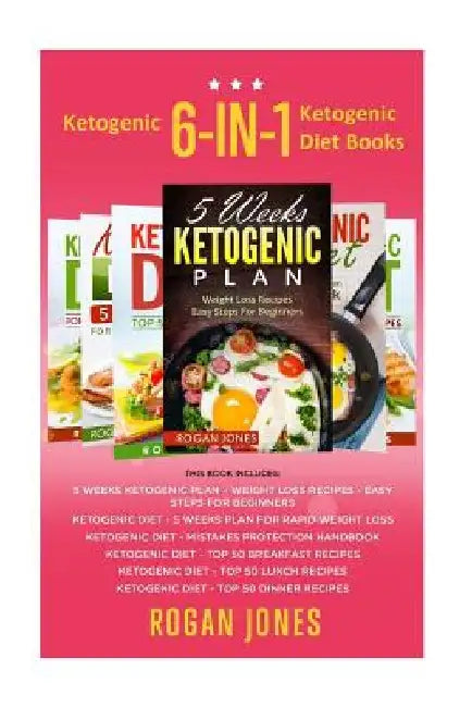 Ketogenic: 6-in-1 Box Set Ketogenic Diet Books by Rogan Jones
