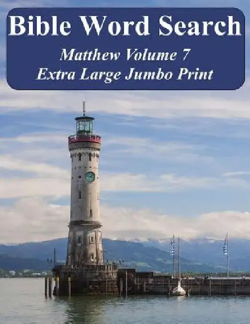 Bible Word Search Matthew Volume 7: King James Version Extra Large Jumbo Print by T. W. Pope