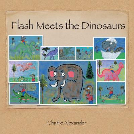 Flash Meets the Dinosaurs by Charlie Alexander