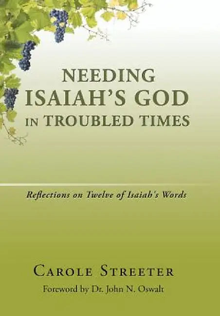 Needing Isaiah's God in Troubled Times: Reflections on Twelve of Isaiah's Words by Carole Streeter