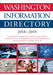 Washington Information Directory 2018-2019 by Cq Press