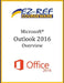 Microsoft Outlook 2016: Overview: Student Manual (Black & White) by Ez-Ref Courseware