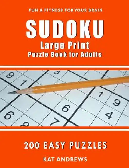SUDOKU Large Print Puzzle Book for Adults: 200 Easy Puzzles by Puzzle Books Plus