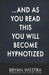 ...And As You Read This You Will Become Hypnotized by Bryan Westra