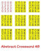 Abstract Crossword 4B by Francis Gurtowski
