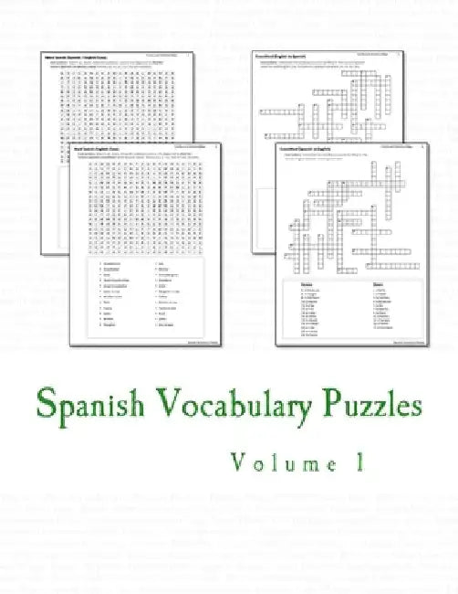 Spanish Vocabulary Puzzles - Volume 1 by A. Jaskolski