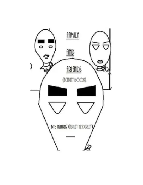 Mr. Balloon Family and Friends: (Activity Book) by Ashley Adderley