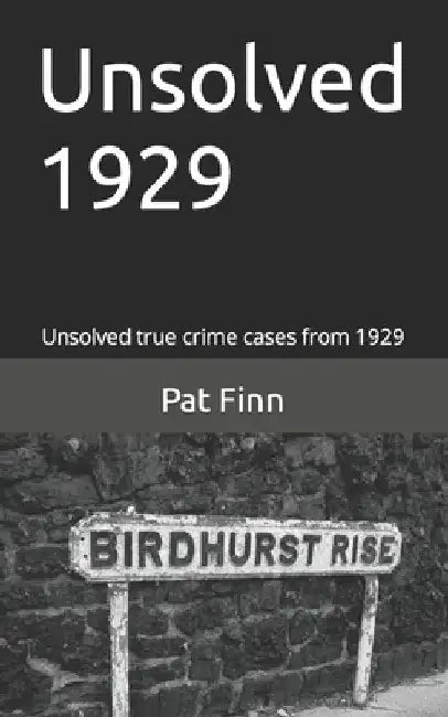 Unsolved 1929 by Pat Finn