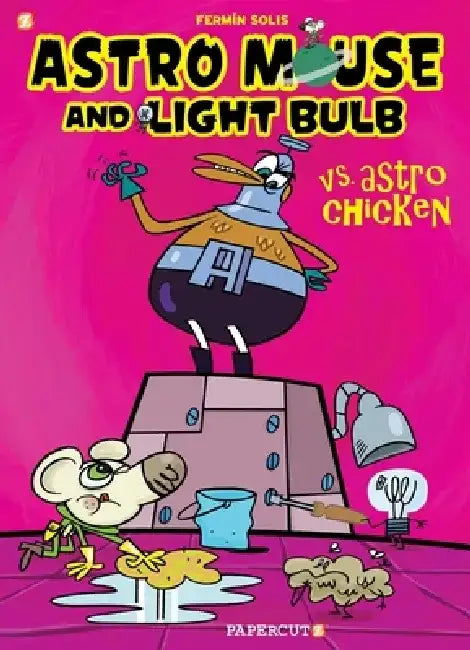 Astro Mouse and Light Bulb #1: Vs Astro Chicken by Fermin Solis