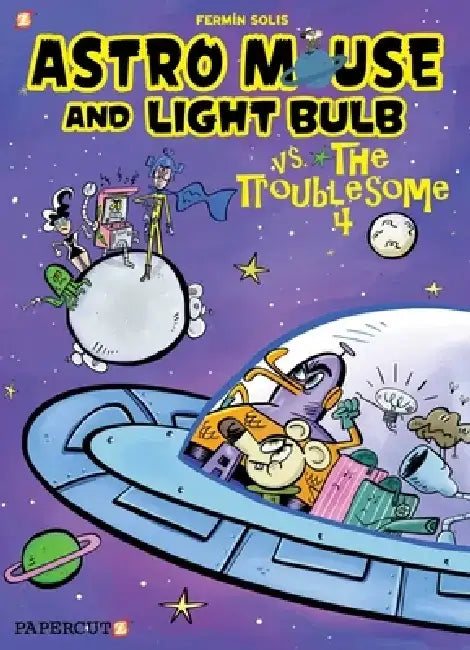 Astro Mouse and Light Bulb #2 by Fermin Solis