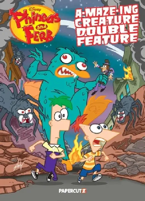 Phineas and Ferb's A-Maze-Ing Creature Double Feature by The Disney Comics Group, Scott Peterson, Joshua Pruett