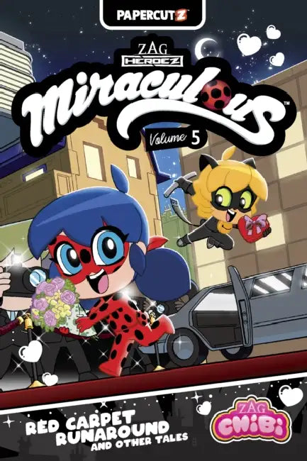 Miraculous Chibi Vol. 5: Red Carpet Runaround and Other Tales by Carrie Harris, Jeremy Whitley, Sarah Cooke