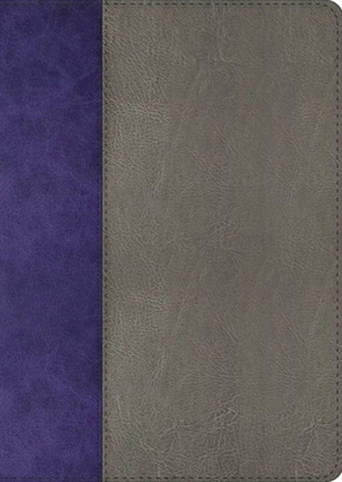 The Jeremiah Study Bible, Nkjv: Gray and Purple Leatherluxe Limited Edition: What It Says. What It Means. What It Means for You. by David Jeremiah