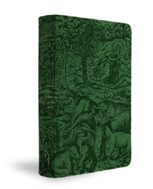 KJV Majestic Illuminated Bible (Emerald Leatherluxe) by Faithwords