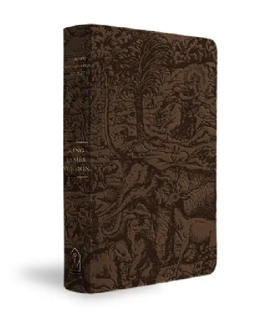 KJV Majestic Illuminated Bible (Brown Leatherluxe) by Faithwords