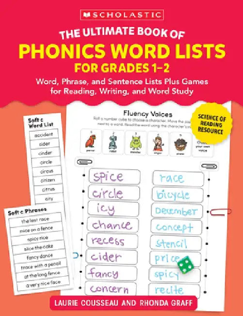 The Ultimate Book of Phonics Word Lists: Grades 2-3: Games & Word Lists for Reading, Writing, and Word Study by Rhonda Graff