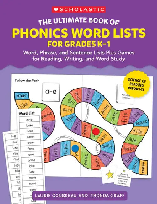 The Ultimate Book of Phonics Word Lists: Grades K-1: Games & Word Lists for Reading, Writing, and Word Study by Rhonda Graff