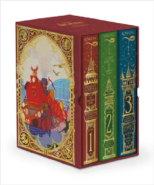 Harry Potter: Harry Potter and the Sorcerer's Stone / Harry Potter and the Chamber of Secrets / Harry Potter and the Prisoner of Azkaban by J. K./ MinaLima (ILT) Rowling