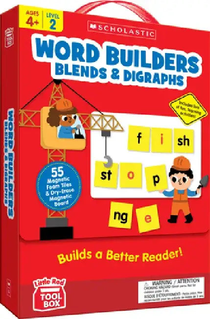 Little Red Tool Box: Word Builders: Blends, Digraphs & More by Scholastic
