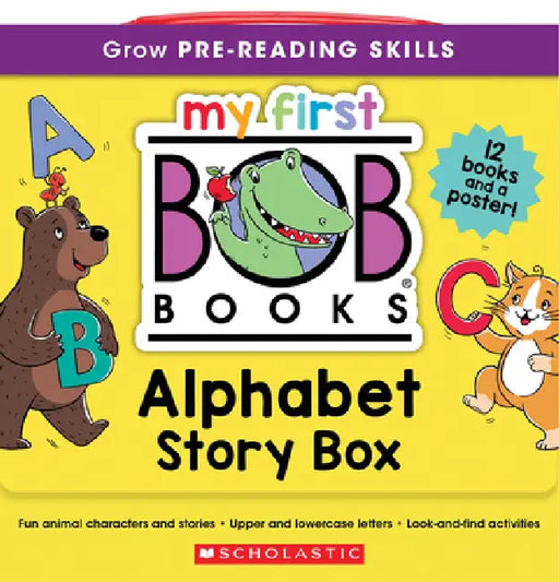 My First Bob Books - Alphabet Story Box Phonics, Letter Sounds, Ages 3 and Up, Pre-K (Reading Readiness) by Lynn Maslen Kertell, Karen Wall