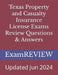 Texas Property and Casualty Insurance License Exams Review Questions & Answers by Mike Yu