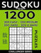 Sudoku Book 1,200 Puzzles, 300 Easy, 300 Medium, 300 Hard and 300 Extra Hard: Sudoku Puzzle Book With Four Levels of Difficulty To Improve Your Game by Sudoku Book