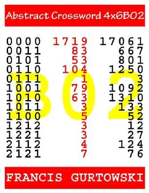 Abstract Crossword 4x6B02 by Francis Gurtowski