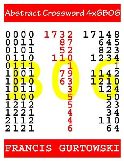 Abstract Crossword 4x6B06 by Francis Gurtowski
